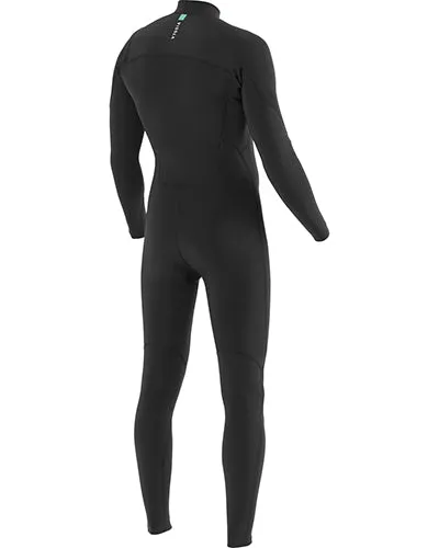 Vissla - Seven Seas 3/2 Chest-Zip Full Suit - Black