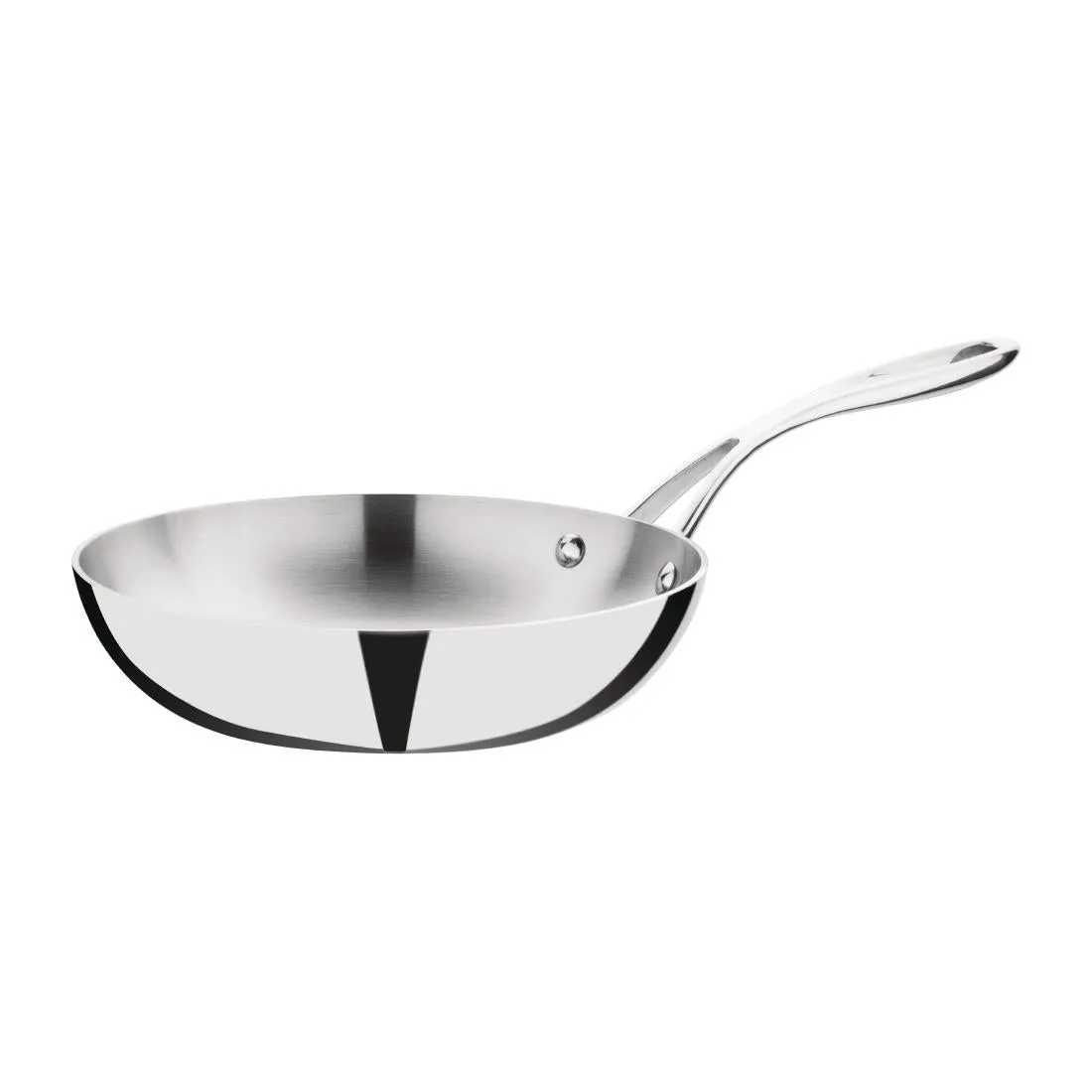 Vogue Stainless Steel & Aluminium Tri-Wall Frying Pan 20cm - FS668