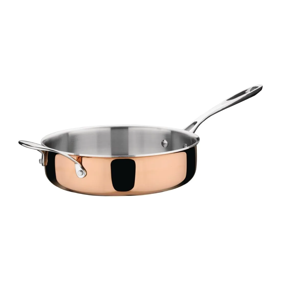 Vogue Tri Wall Copper Sauté Pan 240mm