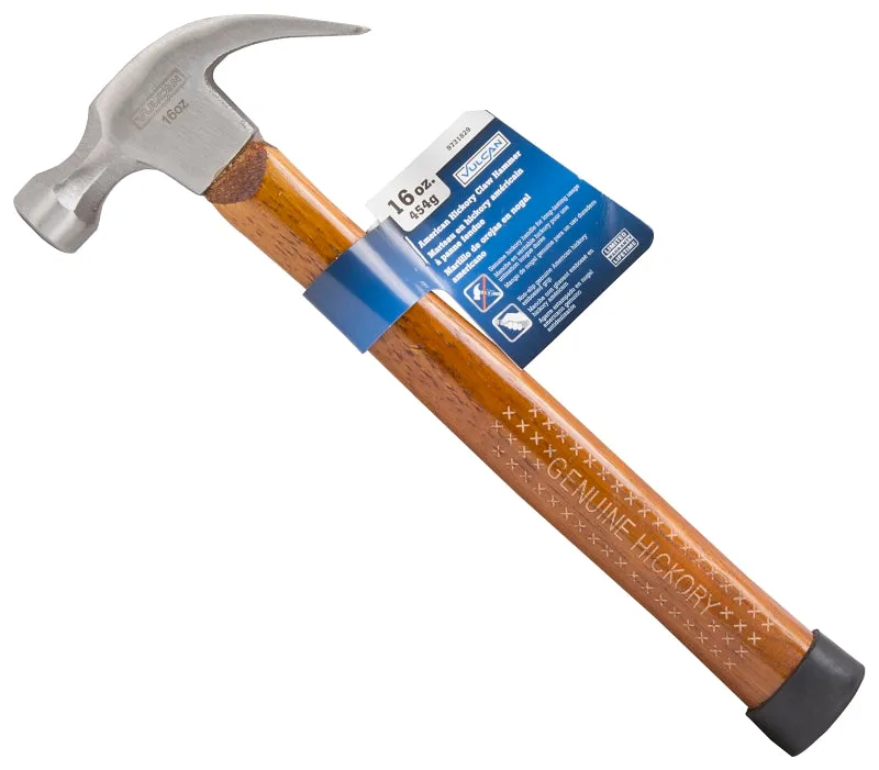 Vulcan JL20136 Hammer, 16 oz Head, Curved Claw Head, CS Head, 13-1/8 in OAL :EA: QUANTITY: 1