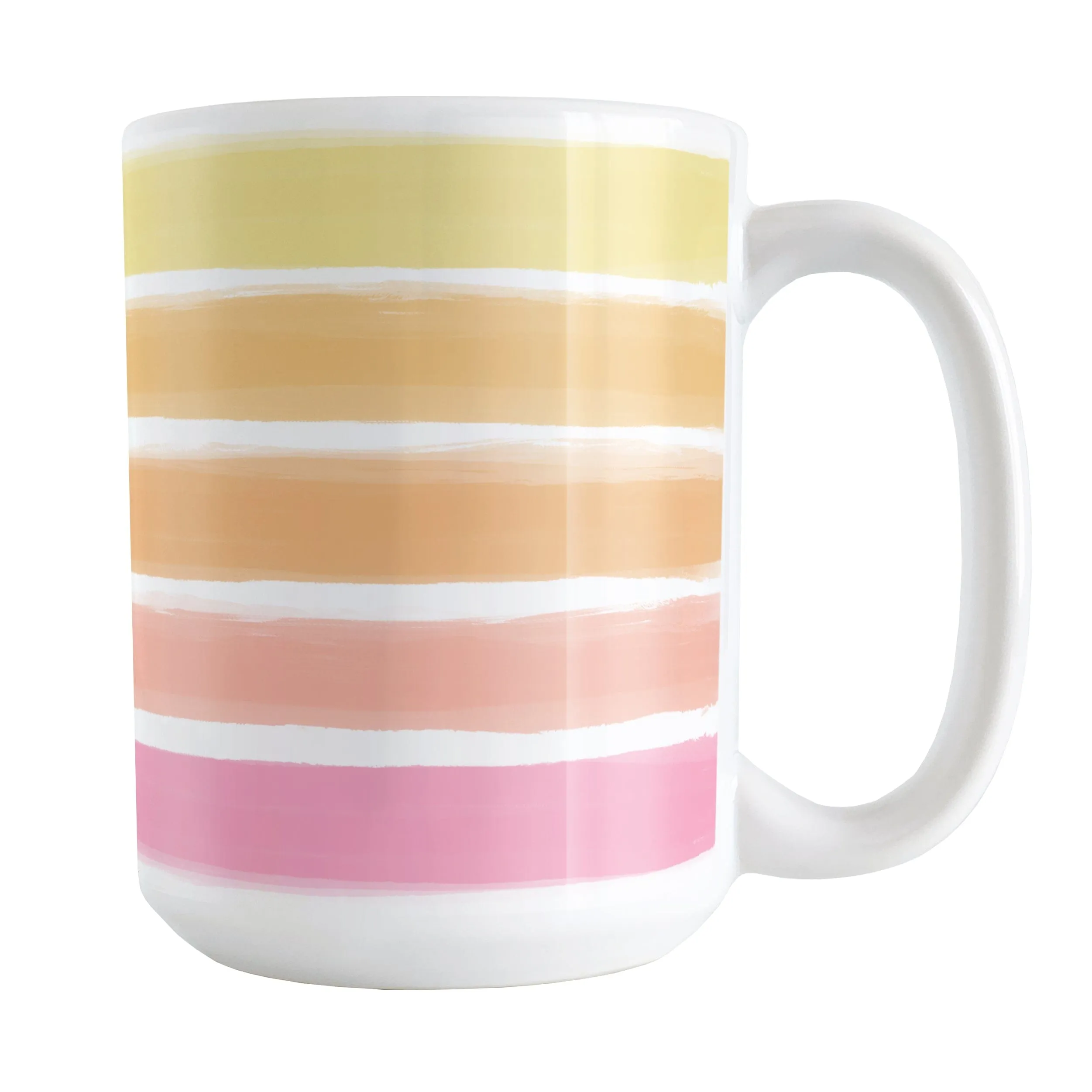 Warm Paint Strokes Mug