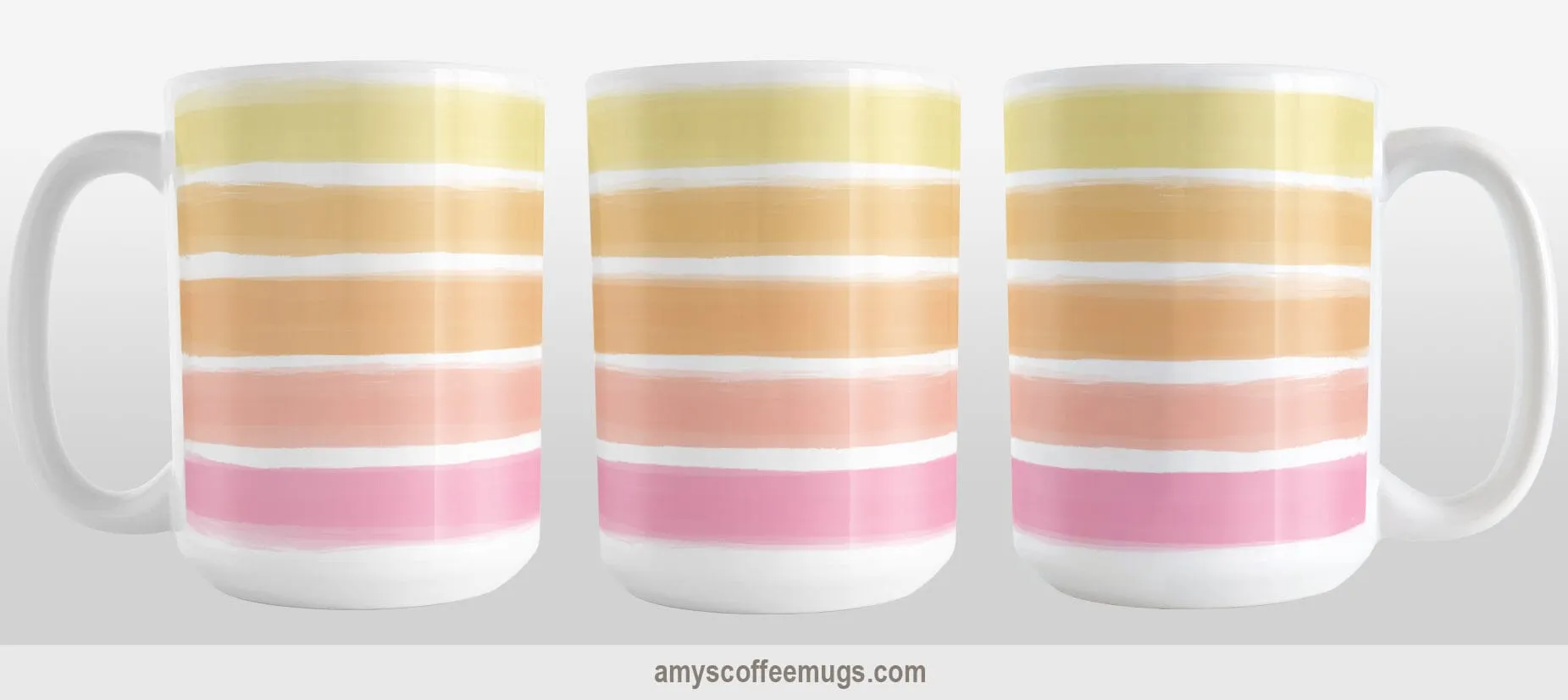 Warm Paint Strokes Mug