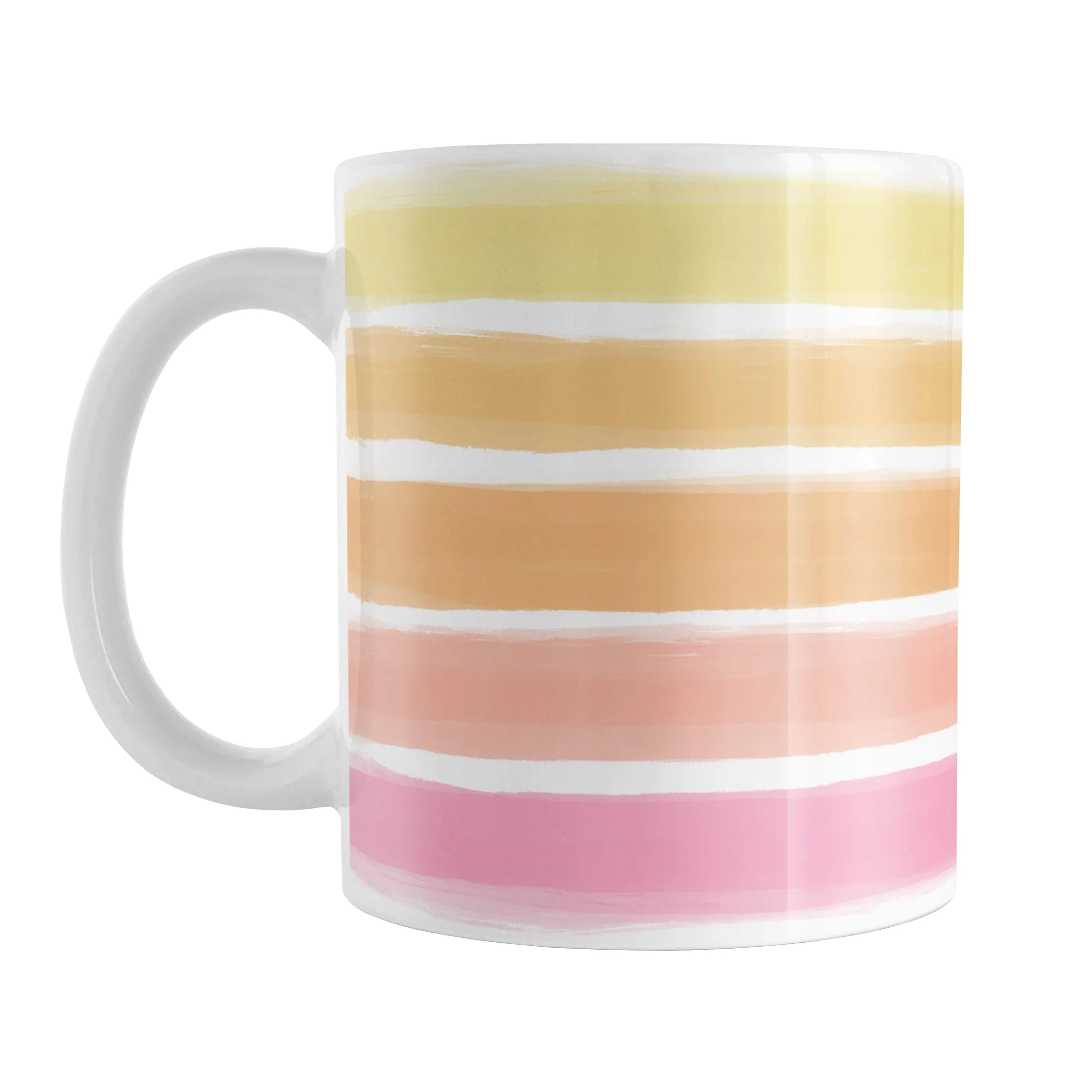 Warm Paint Strokes Mug