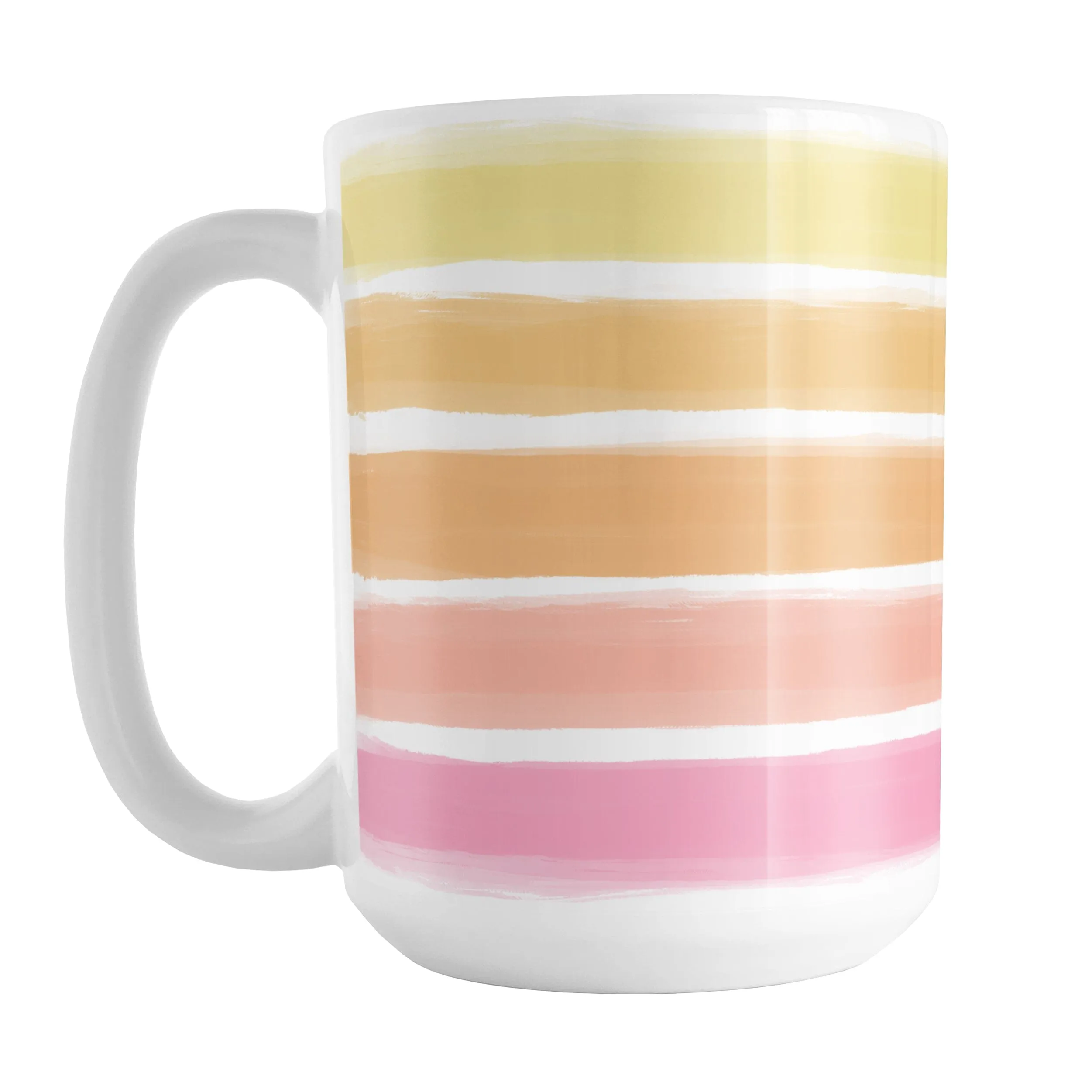 Warm Paint Strokes Mug