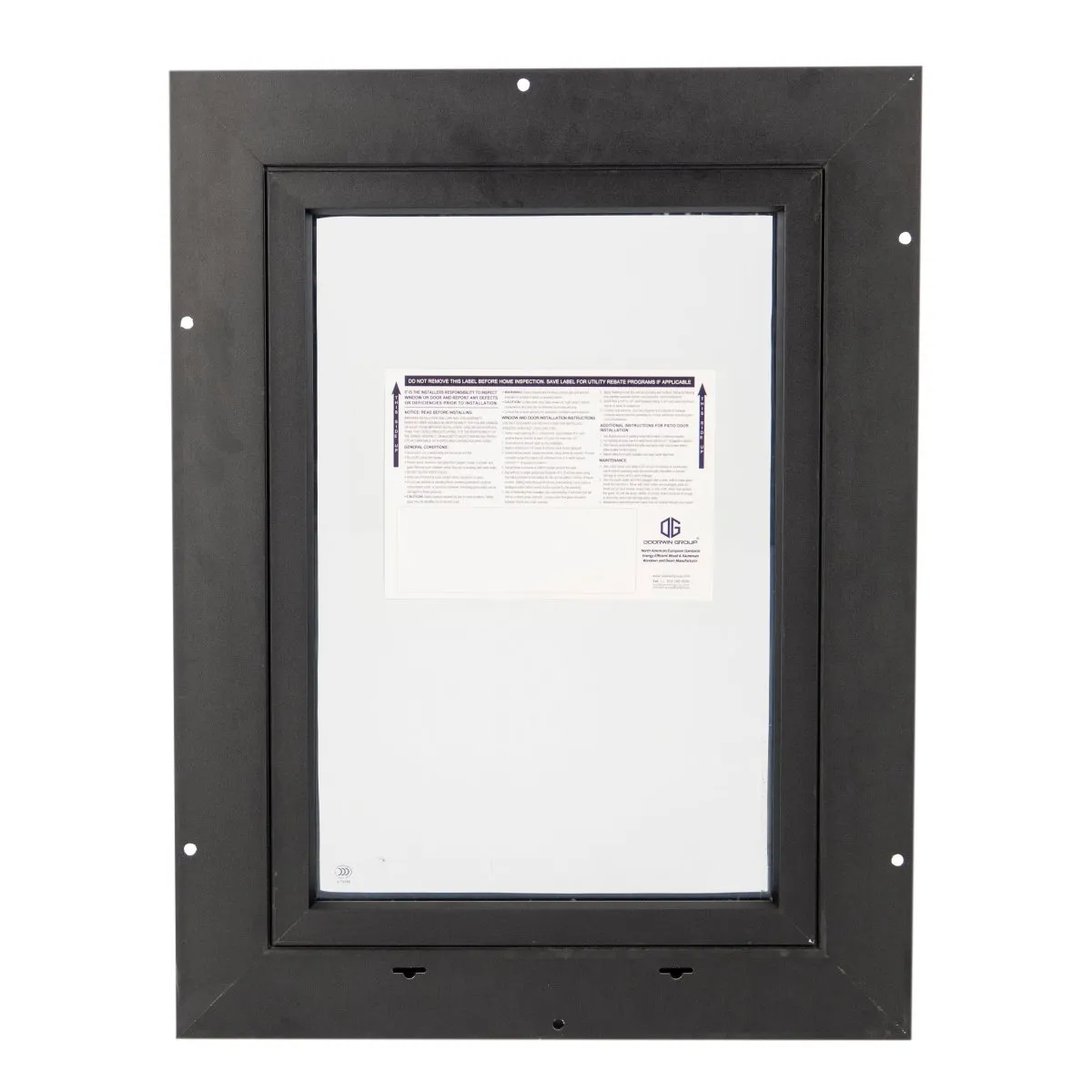 WHITE(interior) BLACK(exterior) THERMAL BREAK ALUMINUM  TILT TURN WINDOW with fixed mosquito net