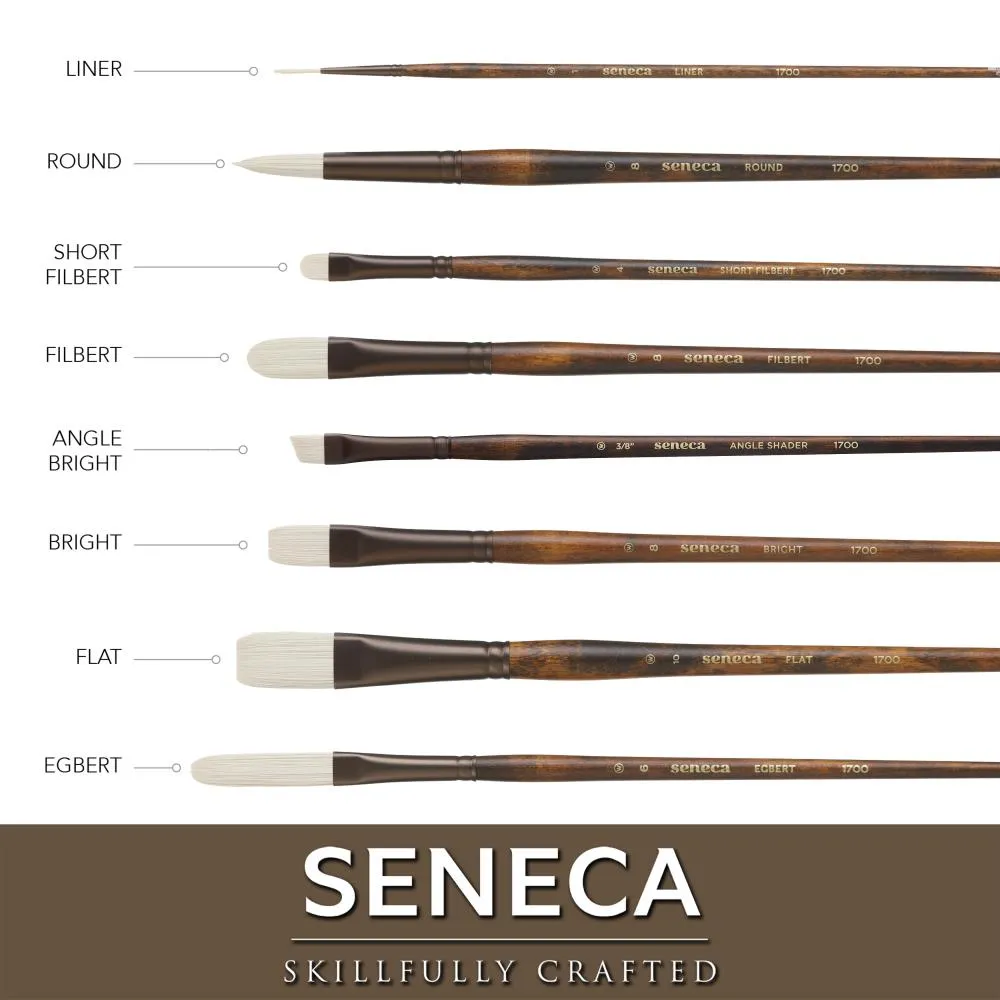 Willow Wolfe Seneca Artist Flat Brush 0