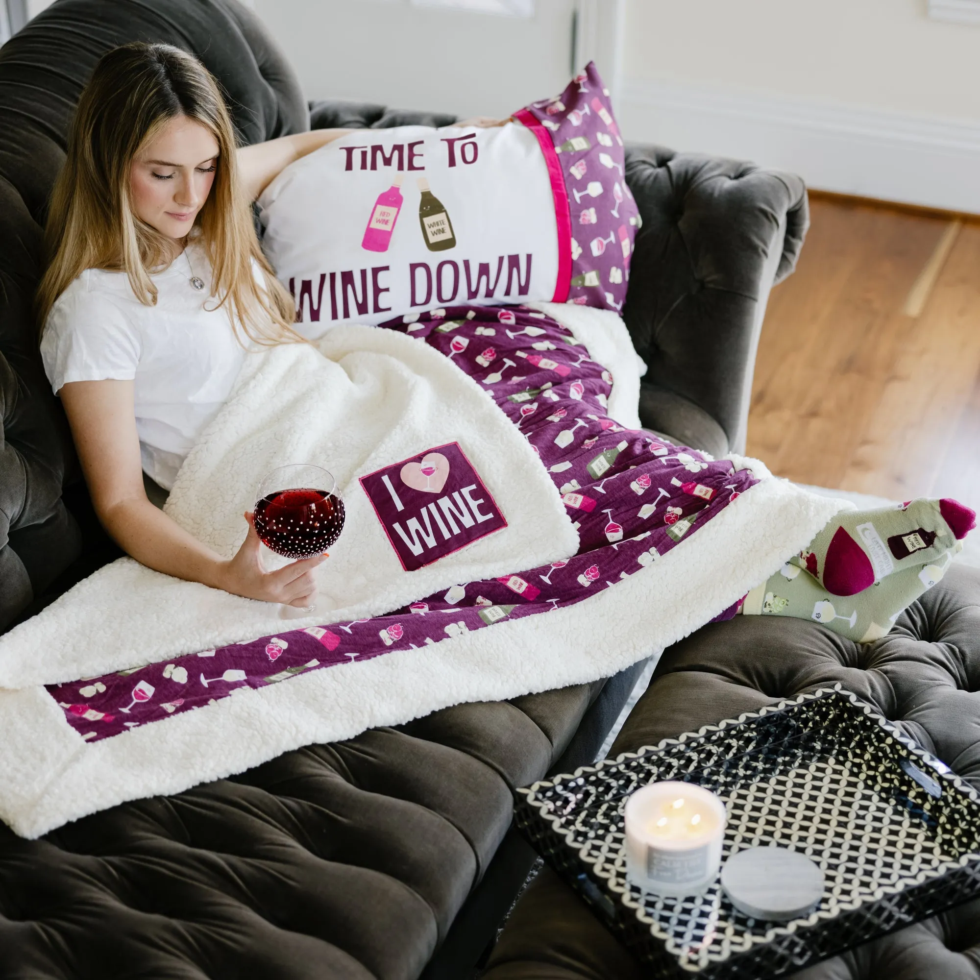 Wine Down 20" x 26" Pillowcase