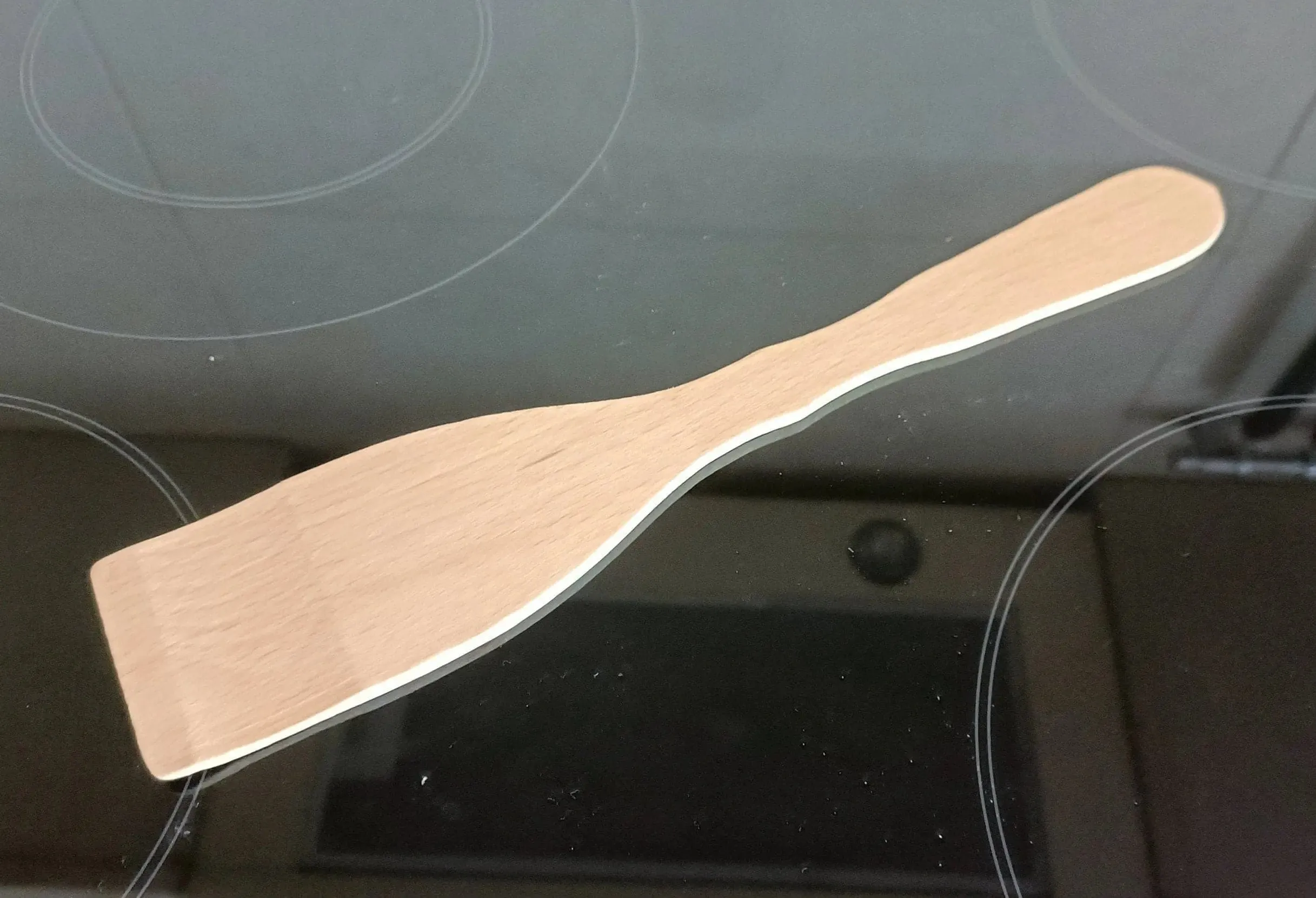 Wooden spatula for kitchen