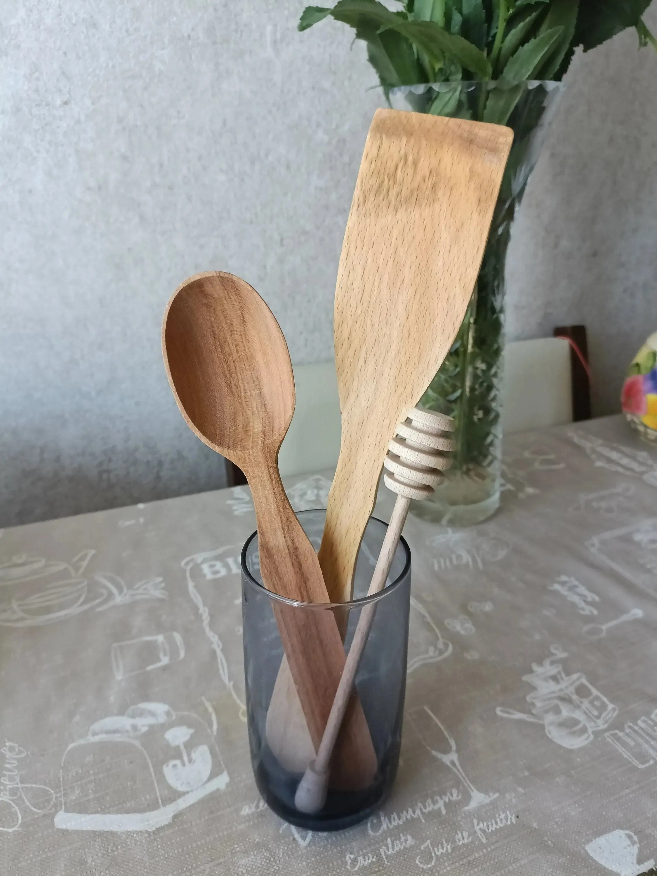 Wooden spatula for kitchen