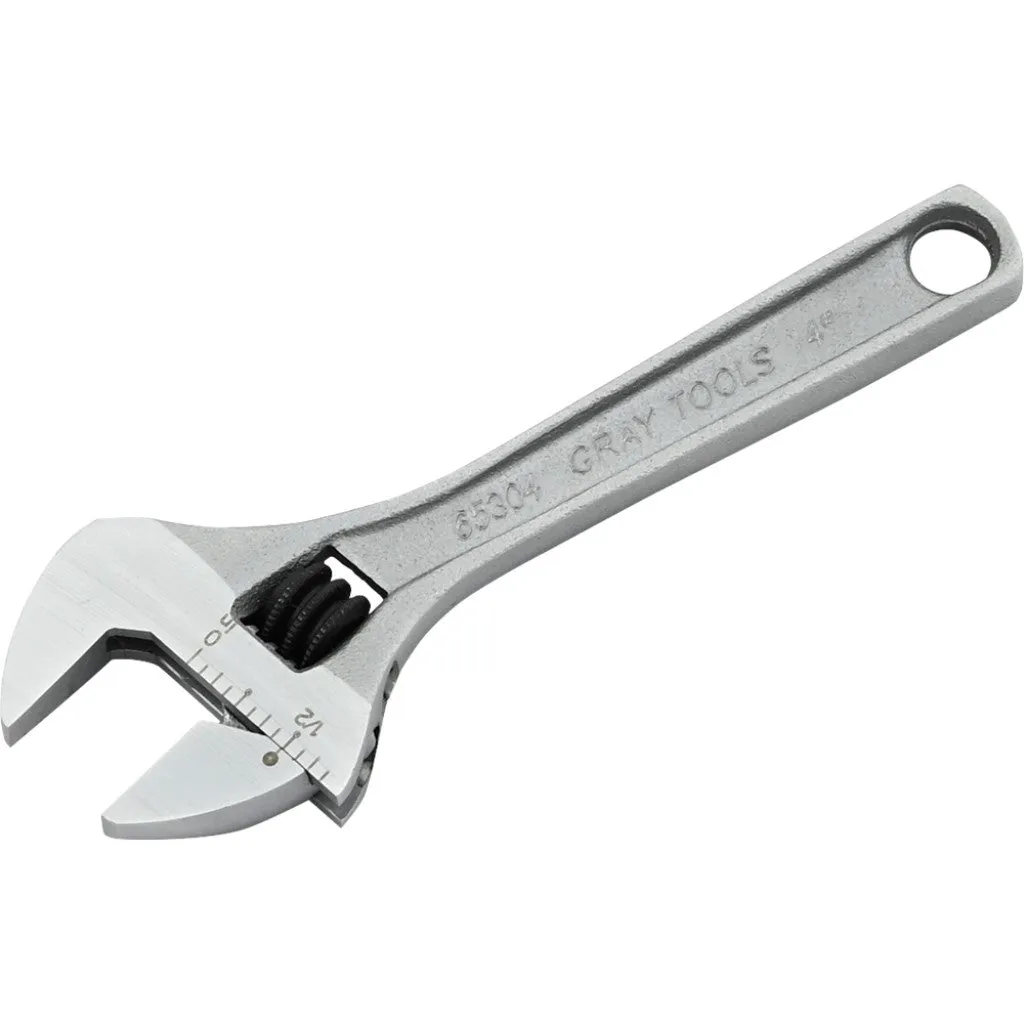 Wrench - Gray Tools Adjustable Wrenches - Matte Finish, Various Lengths, 653