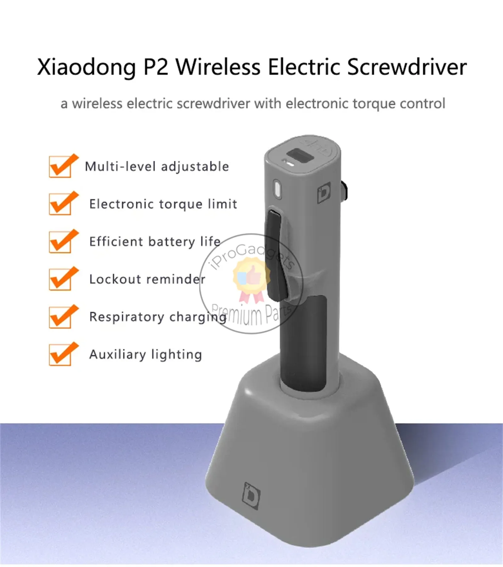 Xiaoong P2 Wireless Rechargeable Brush Disassembly Electric Precision Screwdriver Kit For Android Iphone