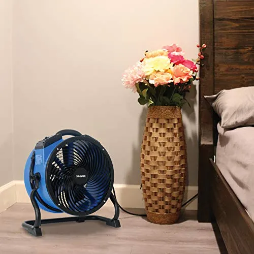 XPOWER Pro Built-in Sealed Motor Multipurpose Air Circulation Blower, Air Floor Fan, Axial Fan (FC-300)