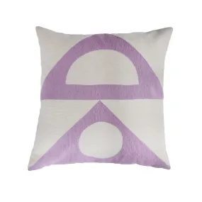 ZAZA SHAPES PILLOW - LILAC