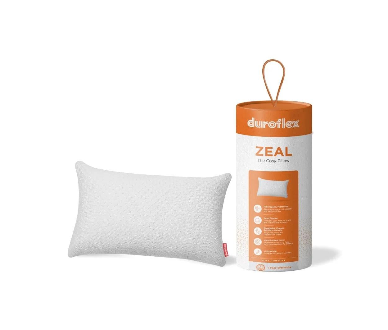 Zeal Microfibre Antimicrobial Pillow